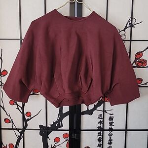 Haight Ribbed Bronze Crop Top